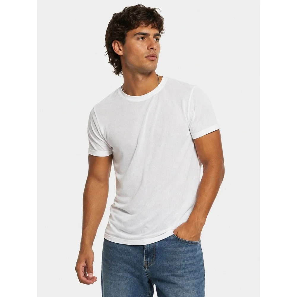 Duluth Trading Co Go Buck Naked White Performance T-Shirt Undershirt L NWOT New